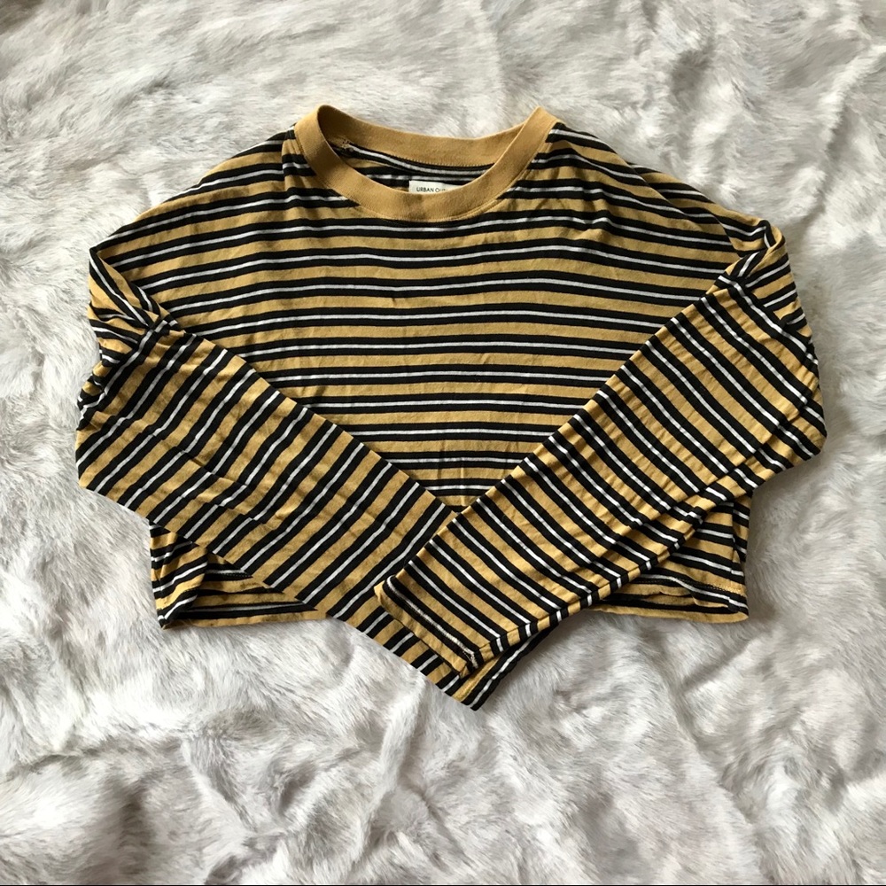 Cropped Striped Shirt